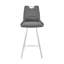 Black Fabric And Metal Bar Stool-1120250737-1120250739