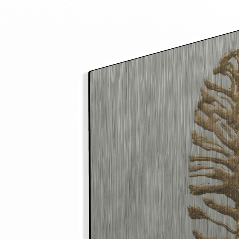 «Gilded Palm III» par Chris Paschke, H 24 po x l 24 po