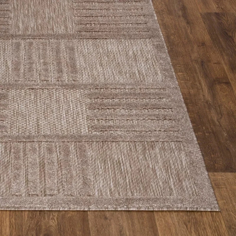Modern Non-Slip Area Rugs – Beige – Living Room, Hallway Runner, Kitchen & Door Mat – Multiple Sizes, Runner 60 x 220cm