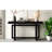 Unique Triple Rectangle Design Console Table With Lower Solid Wood Legs
