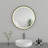 Kingston Brass Aurora 24-Inch Round Led Bathroom Mirror, Front Light, Anti-Fog, Dimmable Touch Sensor Lighted Mirror-126355178
