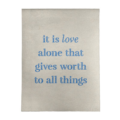 Quotes Chenille Indoor Rug