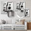 «Geometric Essence Monochrome Balance II - Minimalisme», art mural-670220694-670220693