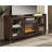 Dazya Unfinished TV Stand for TVs up to 70" with Fireplace Included