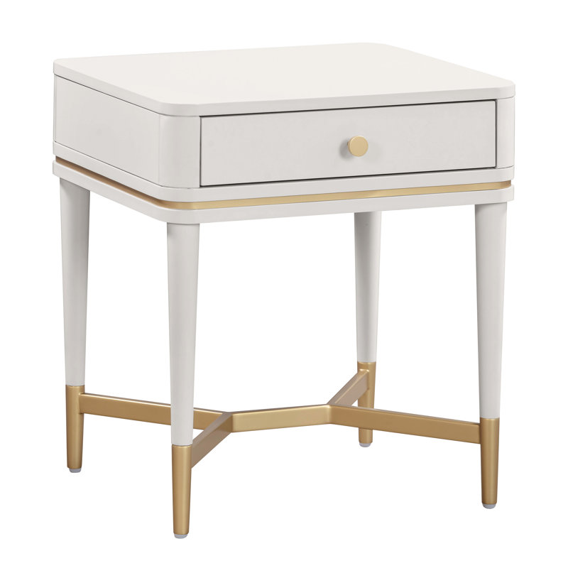 Velda Nightstand, Cream