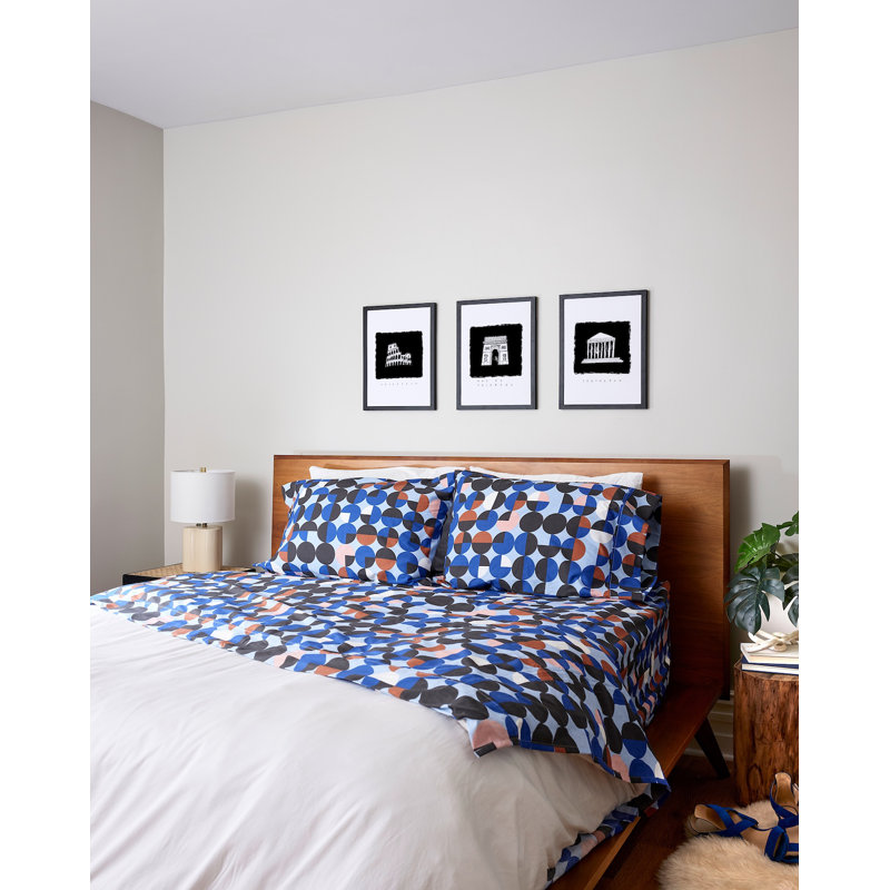 Ensemble de draps ssqu09 Deny Designs, Ensemble de draps pour lit double