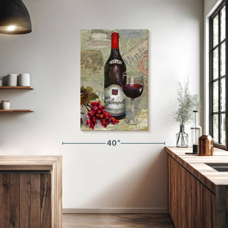 Yarlin Cabernet Sauvignon, 39" H x 26" W