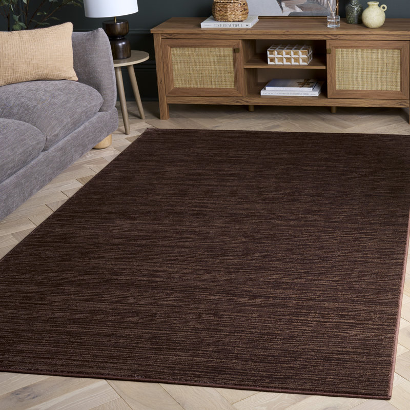 Aaishah Area Rug, Rectangle 3' x 5', Brown 