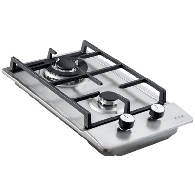 VEVOR Natural Gas 2 Burner Cooktop