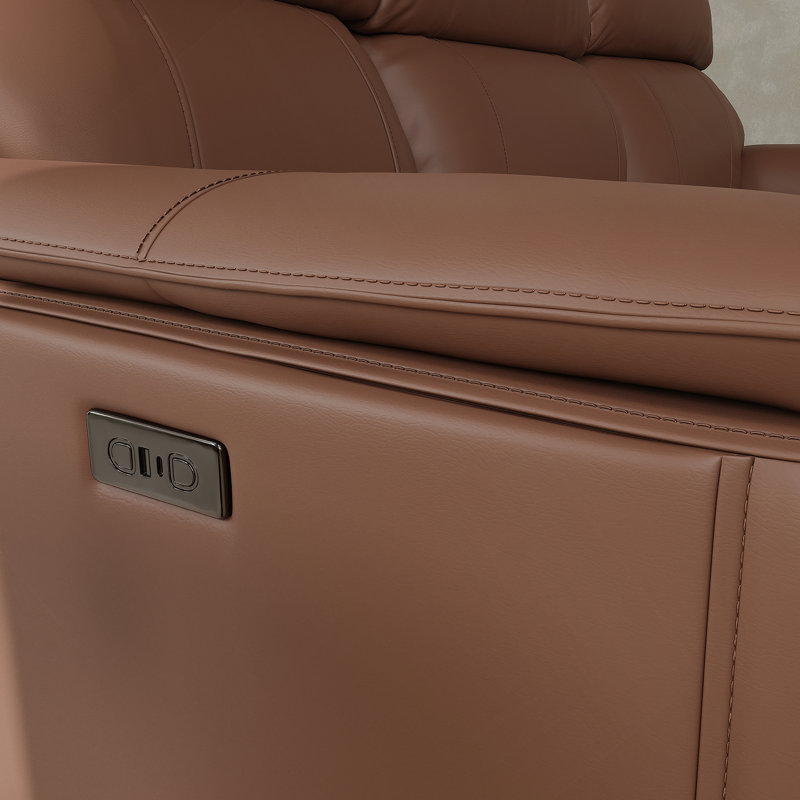Canapé inclinable Dual Power en pacane, Pacane