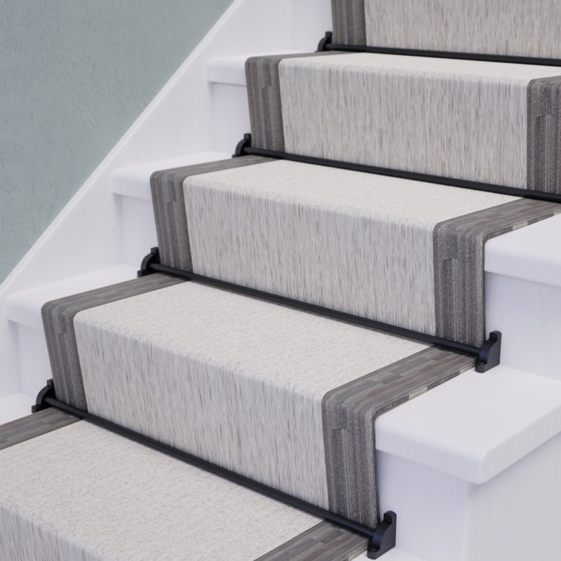Ensemble de tiges de tapis rondes 39,5 po, Bronze huilé