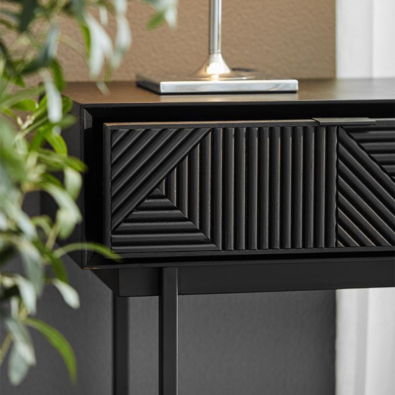 Modern Minimalist Luxury Console Table, 33.46" H x 55.12" W x 13.78" D