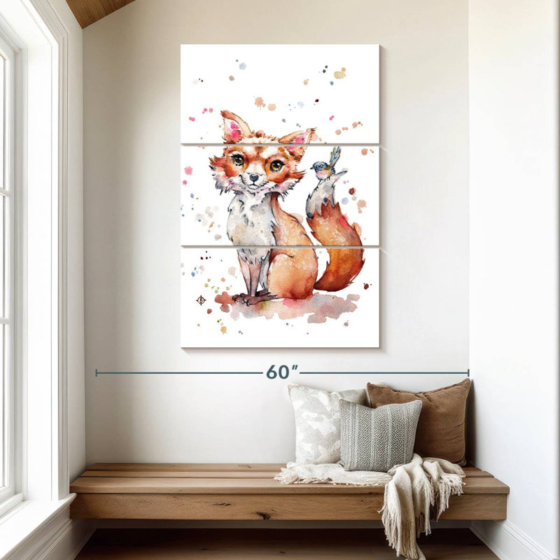 Brampt Sweet Fox, 50" H x 32" W