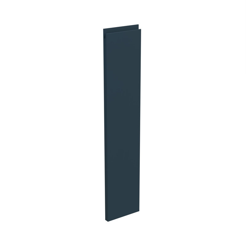 KitchenKit Flatpack J Pull Matt 2100 Panel Breakfast Bar Back, Indigo Blue