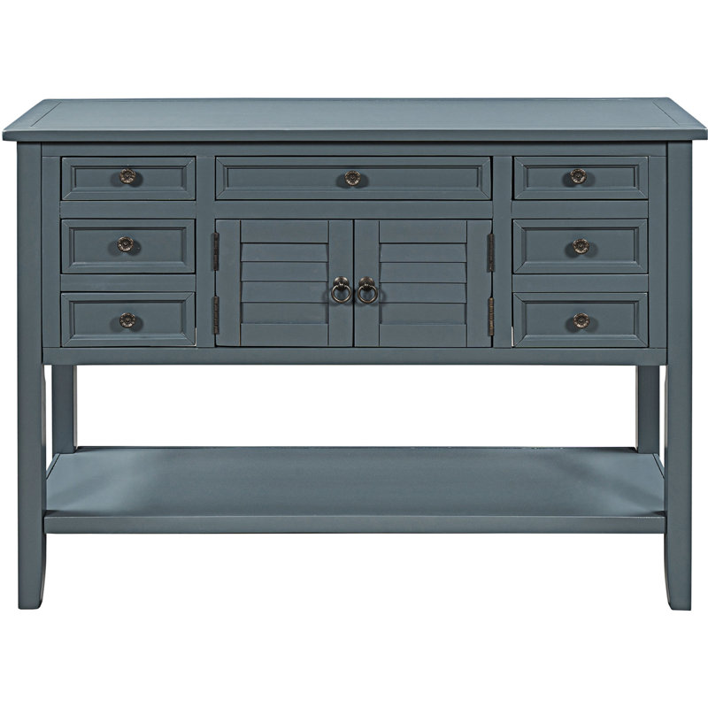 Armoire d'appoint 2 portes Dente, Bleu