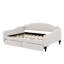 Full Size Upholstered Tufted Daybed With 2 Drawers