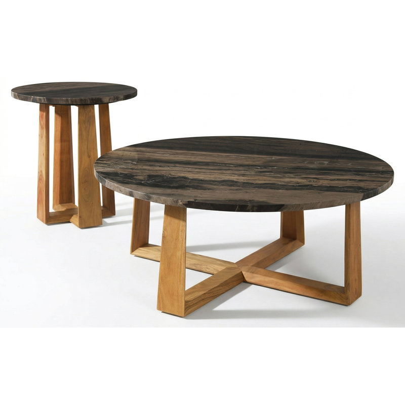 Ensemble de table de salon 2 pièces Baudelaire