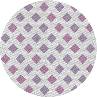 Tapis rose à motif géométrique Sanderlin