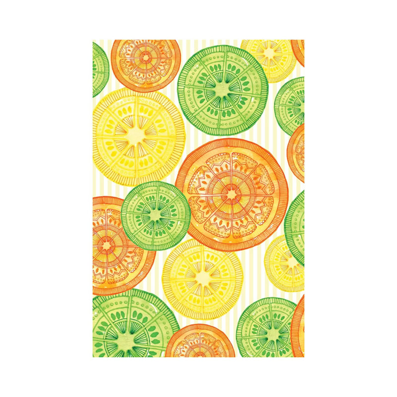 Sweet Citrus 1 Piece Wrapped Canvas Wall Art, 20.32 cm H x 30.48 cm W