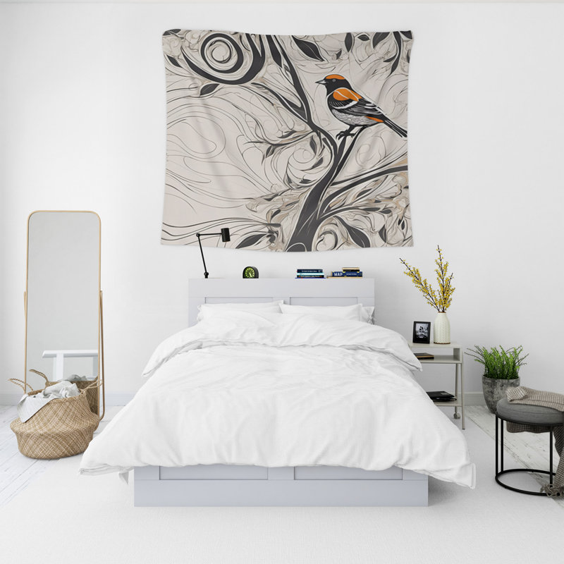 Tapisserie murale, H 88 po x l 104 po