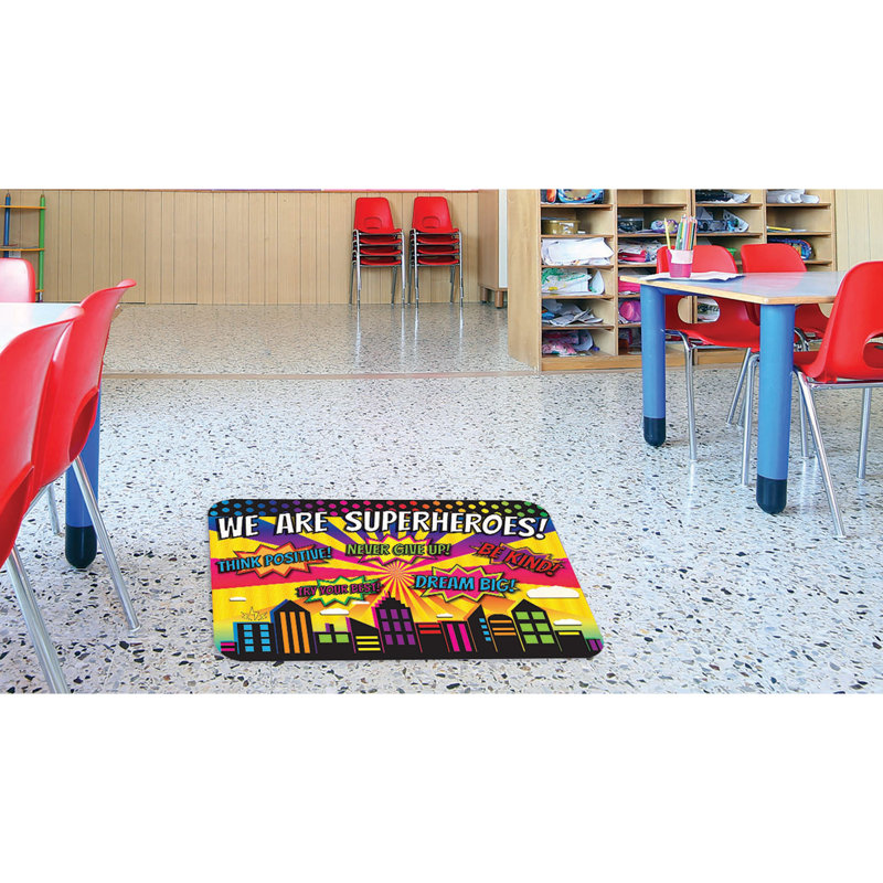 The Original Fun Mat, Welcome Mat, 15.5In X 23.5In, Superhero Welcome Mat