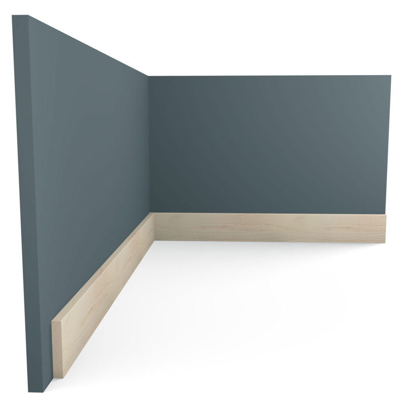 Moulure de treillis en bois franc massif de qualité D une quincaillerie de 1/4 po x l 1 1/2 po x P 96 po., Érable