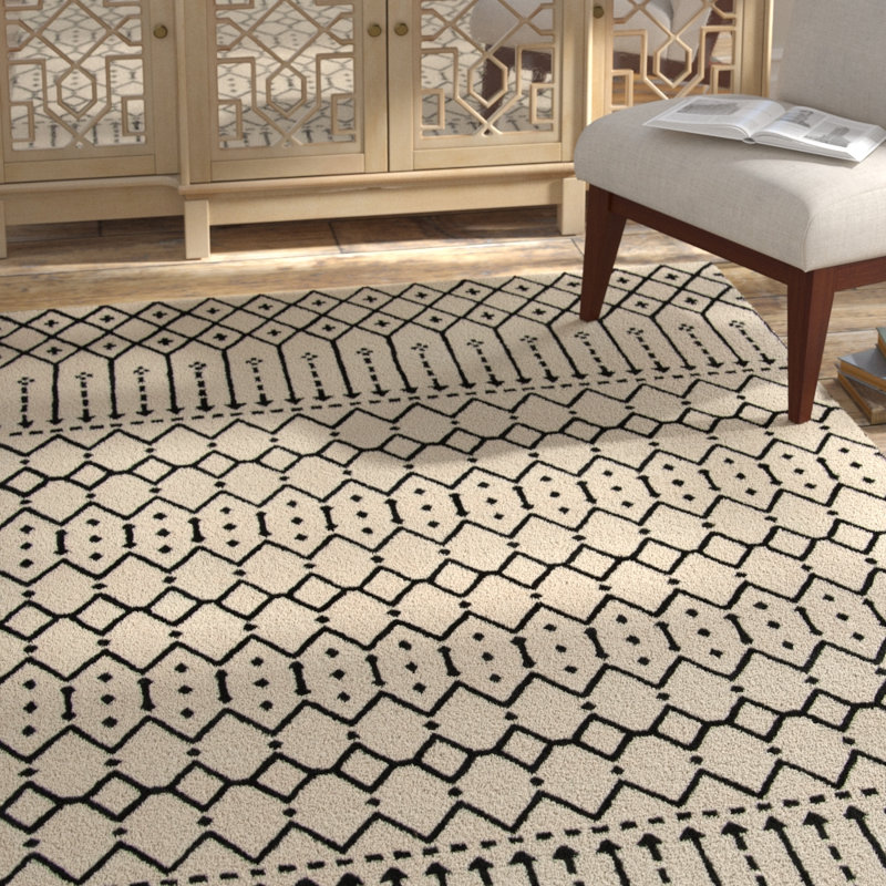 Tapis en laine touffeté à la main Griffiths, Rectangle 9 pi x 12 pi