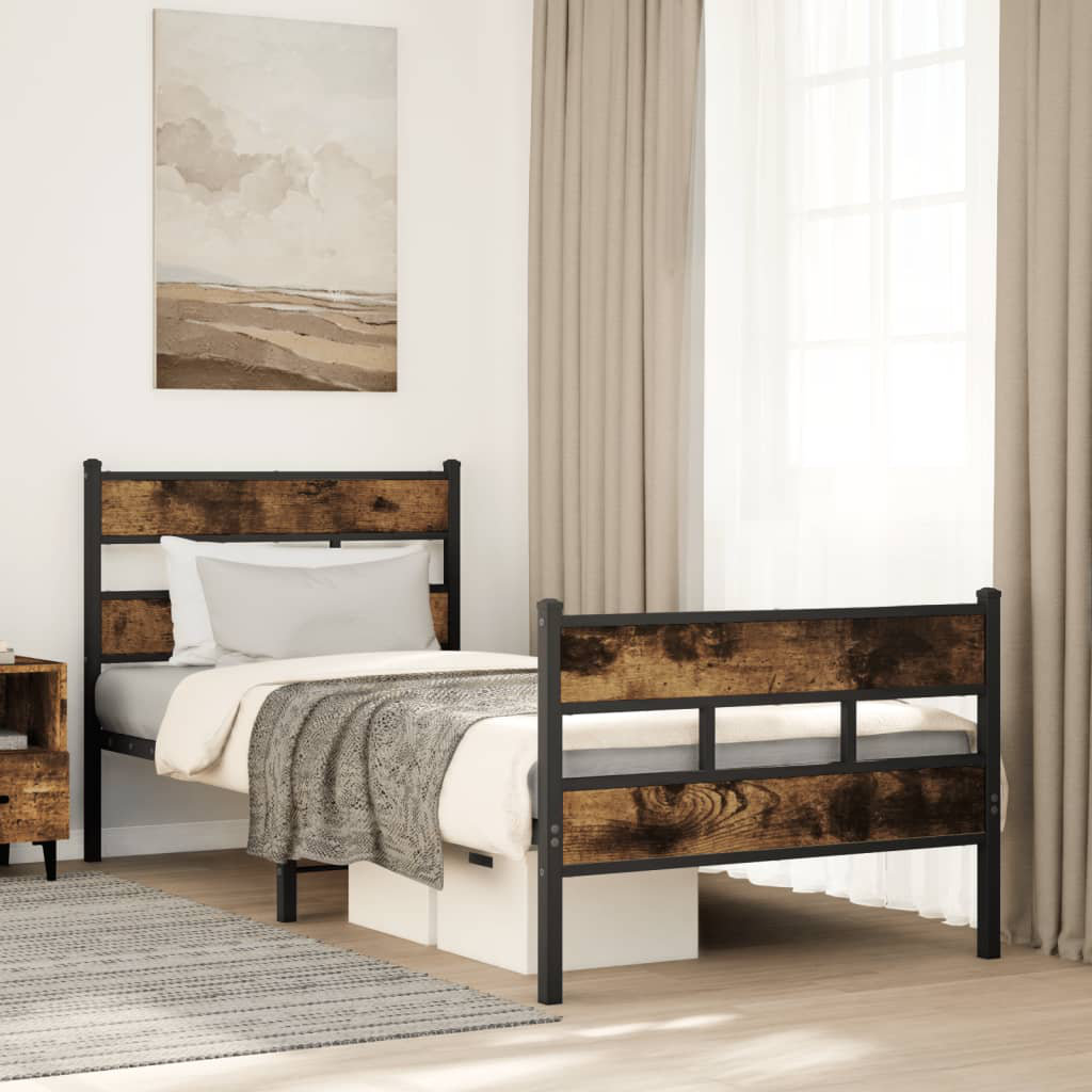 Borough Wharf Metal Bed Frame Without Mattress
