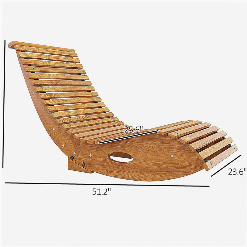 Chaise berçante en bois, chaise berçante d'extérieur