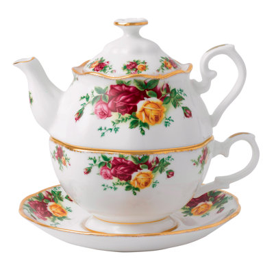 Royal Albert Old Country Roses 17 -oz. Bone China Teapot