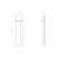 Backgate™ 1 - Light LED Flush Mounted Sconce