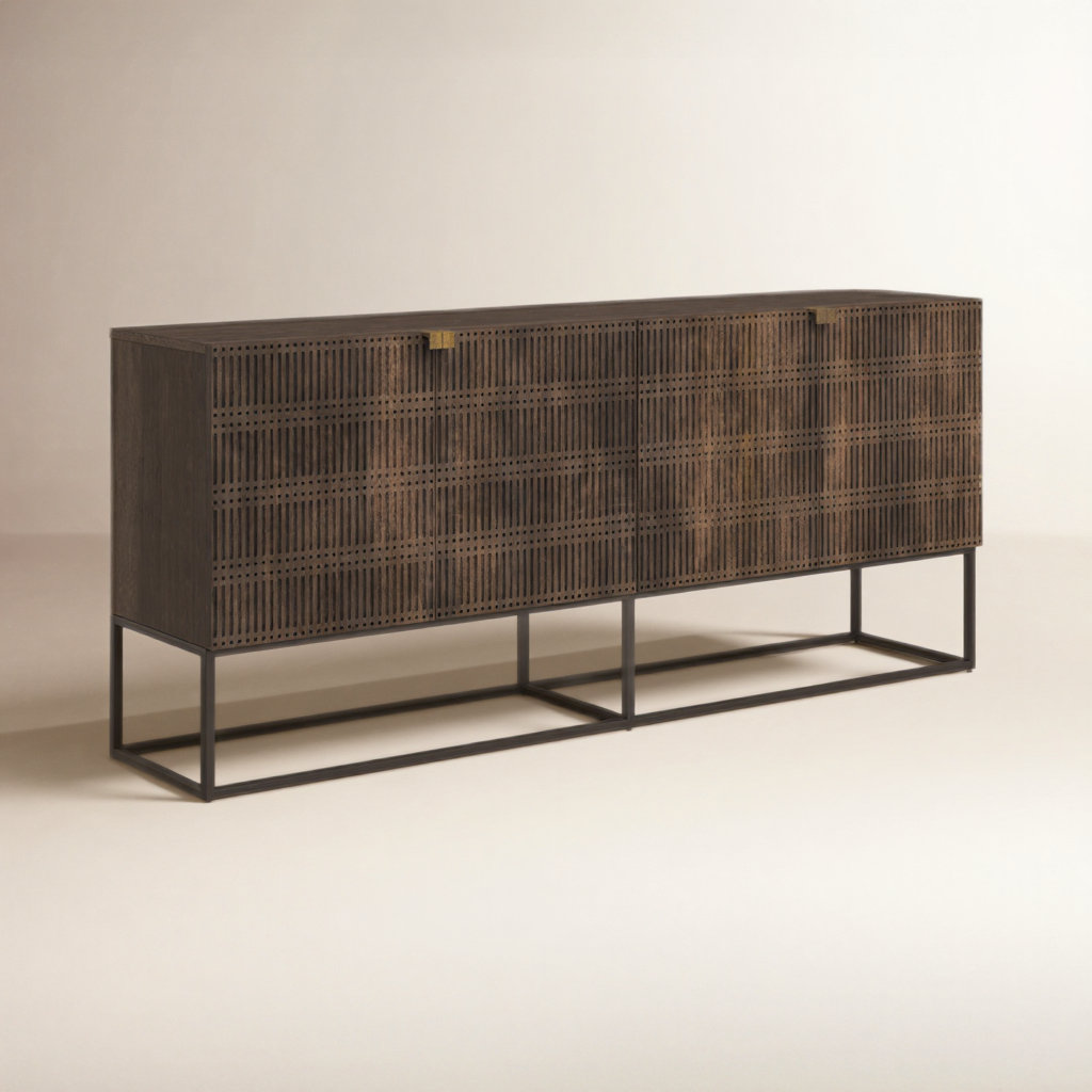 Elle Mango Sideboard, Vintage Brown