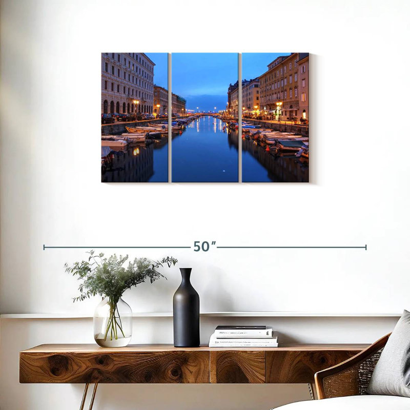Sebbie Trieste, canal de l'Italie, H 20 po x l 33 po