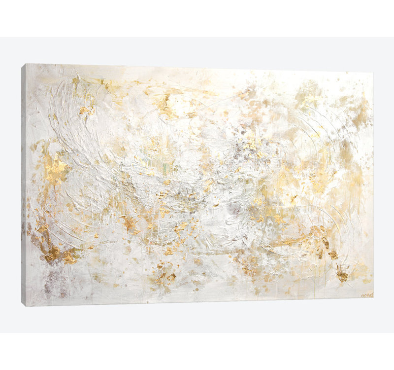 «White Flex» par Swiger Osnat Tzadok, reproduction sur toile, H 8 po x l 12 po x P 0,75 po, Toile tendue, Pas de tapis