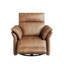 Fauteuil oscillant inclinable électrique pour le salon, fauteuil berçant à 360 ° avec inclinaison réglable-129665224