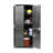 Seville Classics UltraHD 2-Piece Storage Cabinet Set, 30" W x 18" D x 90.5" H-100948200