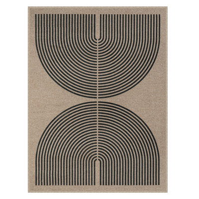 Modern Rainbow Outdoor Easy Jute Rug Area Rugs Living Room Patio Rug Farmhouse Indoor Carpet