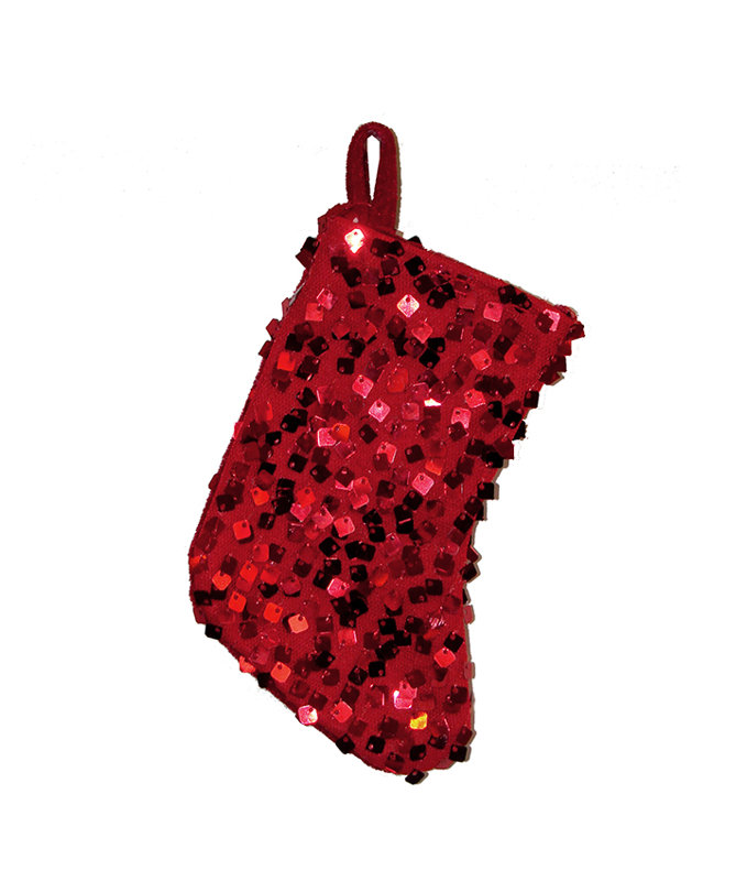 Mini chaussette de Noël 8 po