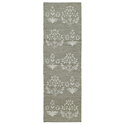 Heidi Botanical Flatweave Jute Rug