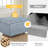 24.8" Corduroy Storage Ottoman With Flip-Top Lid, Upholstered Small Bench For Entryway, Bedroom, Or Living Room-836374834