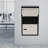 Wall Mounted Parcel Drop Box, Large Capacity Code Lock (Black + White)
