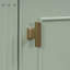 Meuble-lavabo de 20 po avec lavabo en céramique, pieds en bois massif, armoire de rangement autoportante, tiroirs et portes à fermeture en douceur, vert, meubles-lavabos