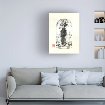 «Péchane Geisha Snow Globe», art sur toile