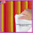 Red Yellow Vertical Stripes Comforter-123586414