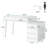 Katzir 55.12'' W Reversible Desk with Drawers