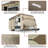Narelect Travel Trailer RV Cover, Extra-Thick Upgraded 7 Layers Top Windproof Camper Cover-89004519