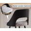 Kawakami Upholstered Counter Stool with Metal Frame-911487370