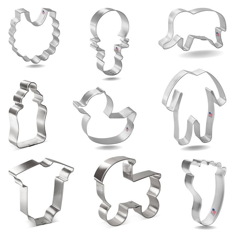 CookieCutter.com 9 -Piece Non-Stick Cookie Cutter