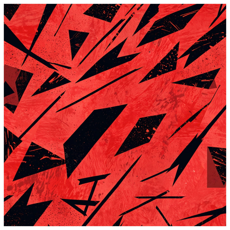 Coussins décoratifs Red Sharp Angles, 26 x 26 pouces