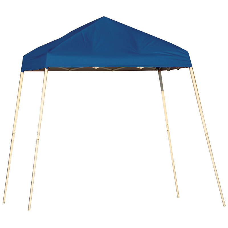 9 Ft Blue Polyester Steel Frame Pop-Up Canopy